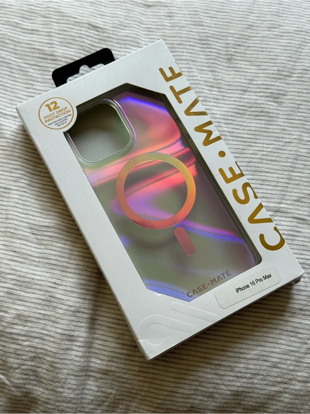 Case-Mate Iridescent Bubble Soap  MagSafe iPhone 16 Pro Max Case